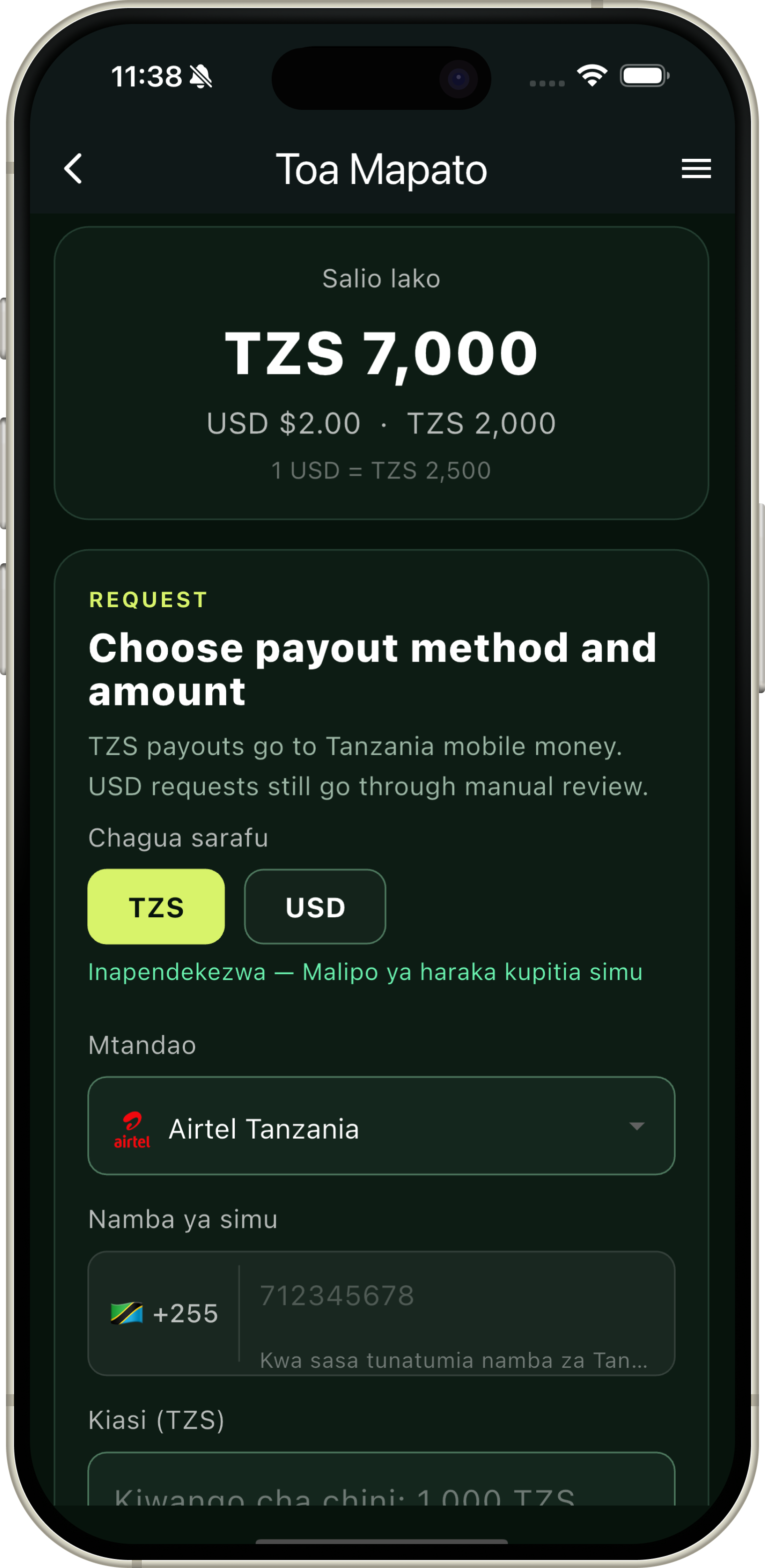HadithiZetu Creator — mapato yako
